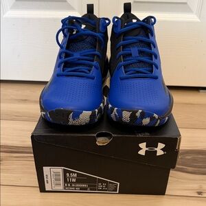 Under Armour Blue and Black Athletic Shoes